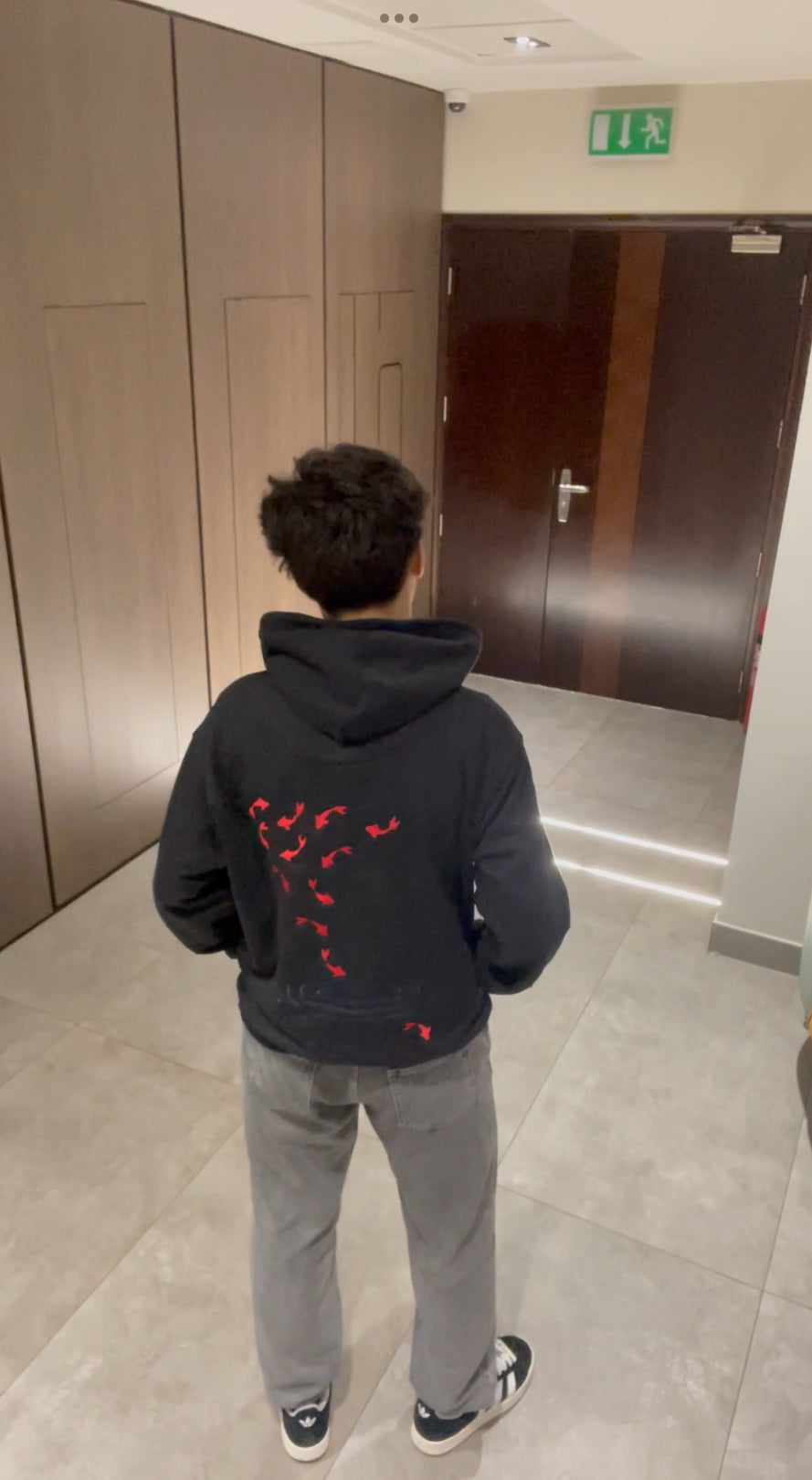 KOI HOODIE”BLACK”